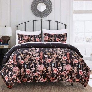 New Floral Queen Duvet Set